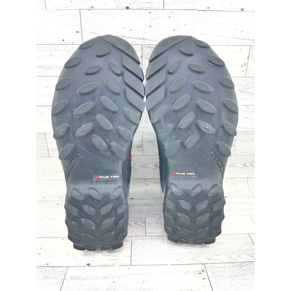 Five Ten Camp Four Mid GTX Hiking Boots Men Size 13 Black Red Gore-Tex 5224‎
